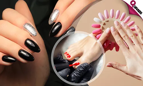 Mani-Pedi &  Acrylic Extensions at Al Jawhary Beauty, VOCO Hotel West Bay!